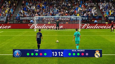 Pes 2020 Psg Vs Real Madrid Penalty Shootout Uefa Champions League Ucl Gameplay Pc