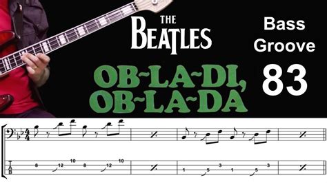 Ob La Di Ob La Da Beatles How To Play Bass Groove Cover With Score