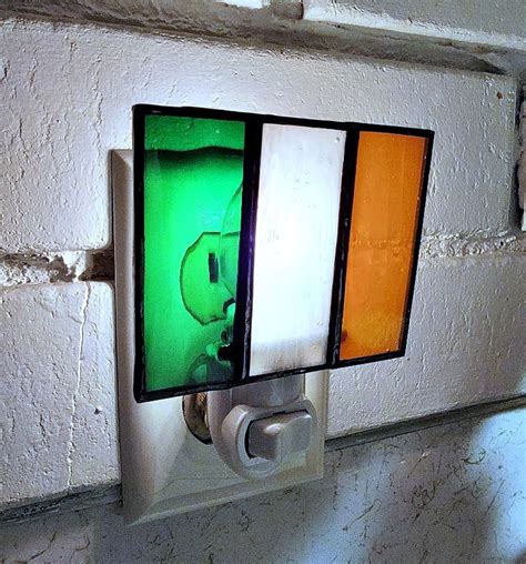 Irish Flag Night Light Irish Night Light Celtic Night Etsy