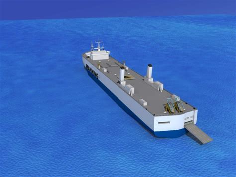 Roro Cargo Ship V03 3d Model By Dreamscape Studios