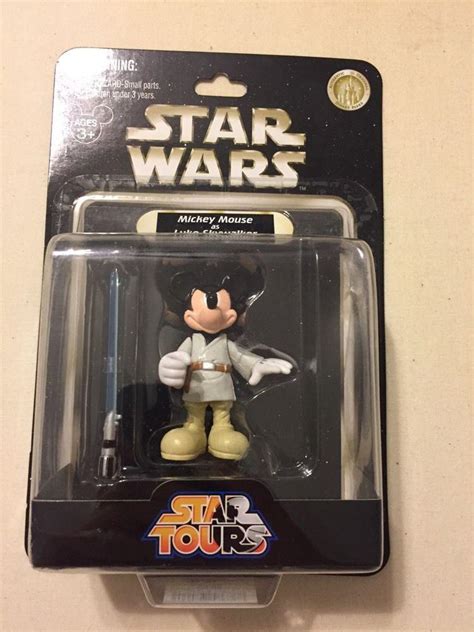 Mickey Mouse As Luke Skywalker Star Wars Star Tours Action Figure