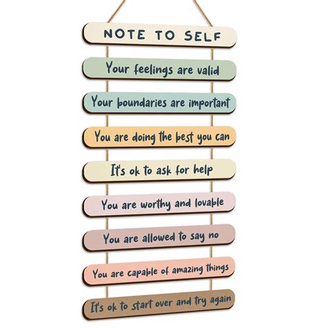 Buy Mental Reminders Wall Art Decors Positive Psychology Affirmations