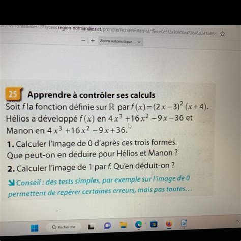 bonsoir voici un exercice de math que jai à faire pour demain pourriez