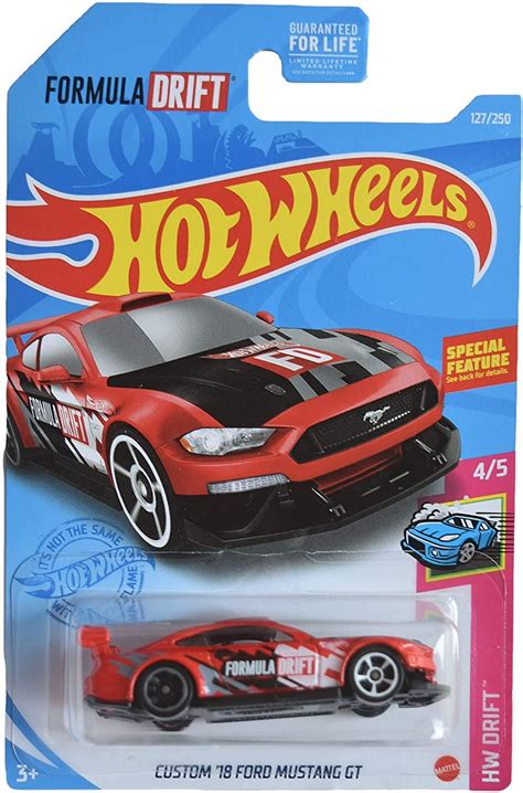 Hot Wheels HW Drift Mudelauto 1 64 Custom 18 Ford Mustang GT Poolehinnaga Ee E Pood