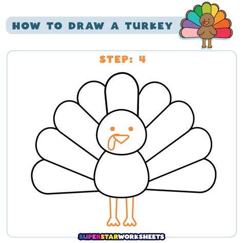 Easy Turkey Template | Fanny Printable