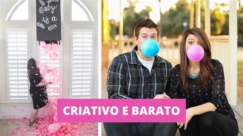 MANEIRAS CRIATIVAS E BARATAS PARA REVELAR O SEXO DO BEBÊ YouTube