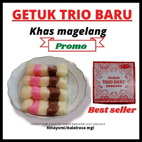 Jual Star Getuk Trio Magelang Getuk Triwarna Asli Oleh Oleh Khas