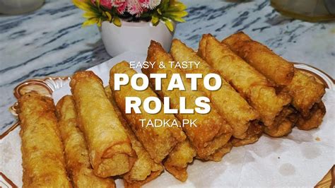 Crispy Potato Spring Roll Recipe For Iftar Ramazan Special By Tadka