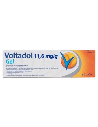 VOLTADOL 11 6 MG G GEL CUTANEO 1 TUBO 60 G