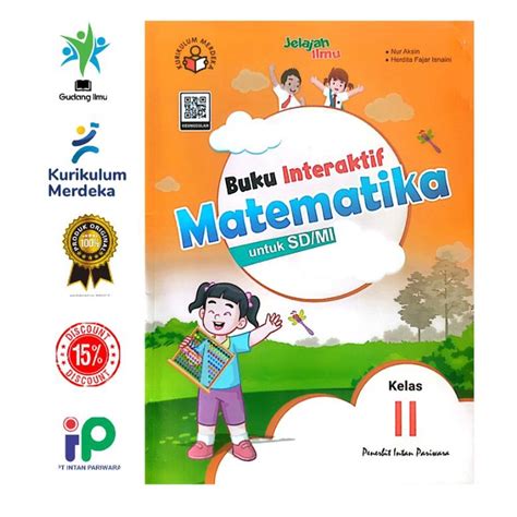 Jual Buku Interaktif Matematika Sd Mi Kelas 2 Semester 1and2 Kurikulum Merdeka Intan Pariwara