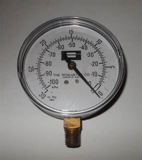 Vacuum Gauge Hg Vac