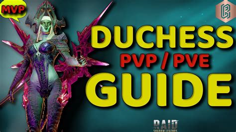 Of Best Duchess General Use Builds Full Guide Masteries Raid