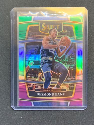 Panini Select Desmond Bane Concourse Green White Purple