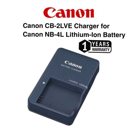 Canon Cb Lve For Nb L Battery Years Warranty Shopee Malaysia