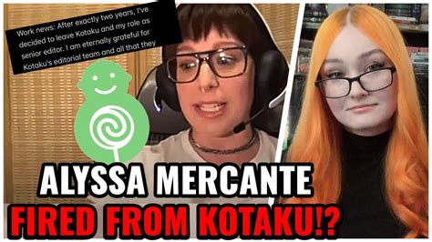 Alyssa Mercante FIRED From Kotaku Currently On Site At A Sweet Baby