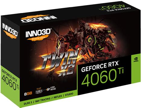 Card Màn Hình Inno3d Geforce Rtx 4060 Ti 8gb Twin X2 Hiệu Năng ổn định