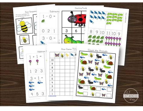 Free Spring Worksheets For Preschool