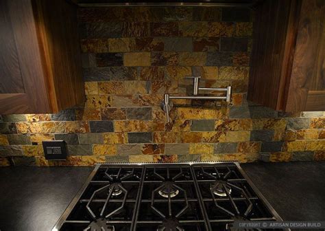 Slate Kitchen Mosaic Tile Kitchen Mosaic Tiles Slate Backsplash