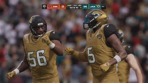 Madden Nfl 24 Bengals Vs Jaguars Week 13 Ps5 Youtube