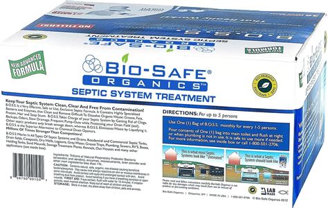 Boss Bio Safe Organics Septic Tank Treatment Review Septic Tank