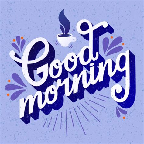 Good Morning Royalty Free Vector Image Vectorstock