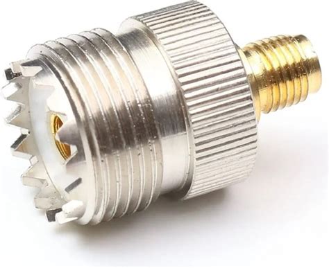 Silver Uhf Female To Sma Female Straight Adapter At Best Price In
