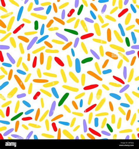 Colored sprinkles Imágenes vectoriales de stock Alamy