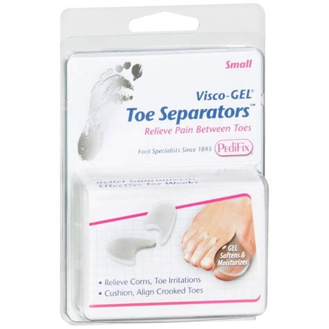 Pedifix Visco Gel Toe Separators Small 2 Ea Medcare Wholesale