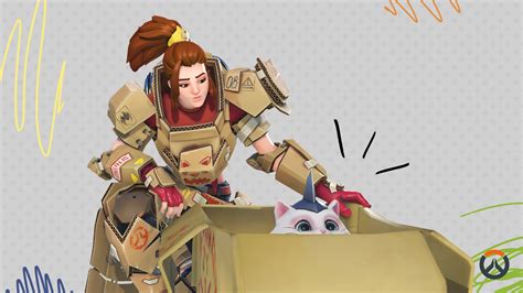 Cardboard Brigitte Bundle Overwatch 2 Battle Net