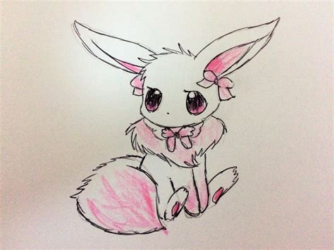 eevee pink by Julia-Pokelin on DeviantArt