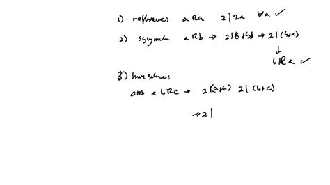 Solved Define A Relation R On Z As Xry If And Only If X Y Mod