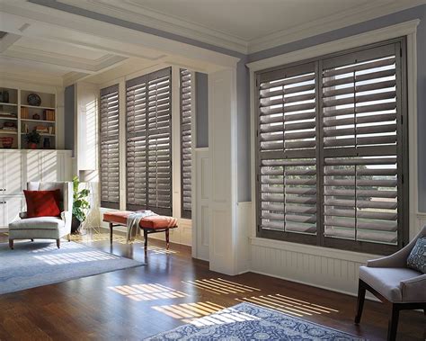 Heritance Hardwood Shutters Pairs The Natural Warmth And Richness Of