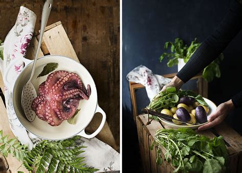 ENSALADA DE PULPO ASADO Y PATATAS VIOLETA Cómo cocer el pulpo para que