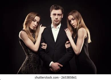 Man Surrounded By Women Images Stock Photos Vectors Shutterstock