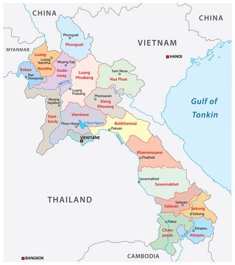 Laos On The World Map Alysia Margeaux