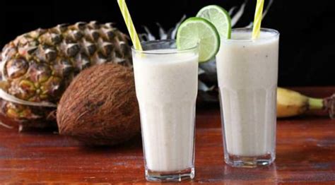 Receta De Smoothie De Coco Y Pi A