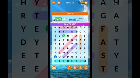 WORDSCAPES SEARCH LEVEL 12 ANSWERS Masaya Ang Mga Salita YouTube