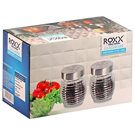 Roxx Arcadia Glass Jar Ml Set Of Jiomart