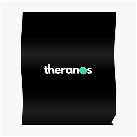 "Elizabeth Holmes Theranos - Theranos logo" Poster for Sale by ...