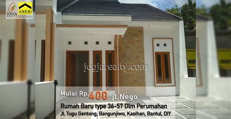 Rumah Dijual Bantul Baru Dalam Perumahan Bangunjiwo