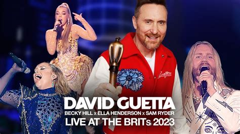 David Guetta Becky Hill Ella Henderson Sam Ryder Medley Live At