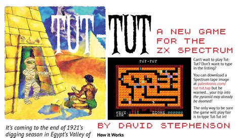 Tut-Tut – a new game for the ZX Spectrum - Paleotronic Magazine