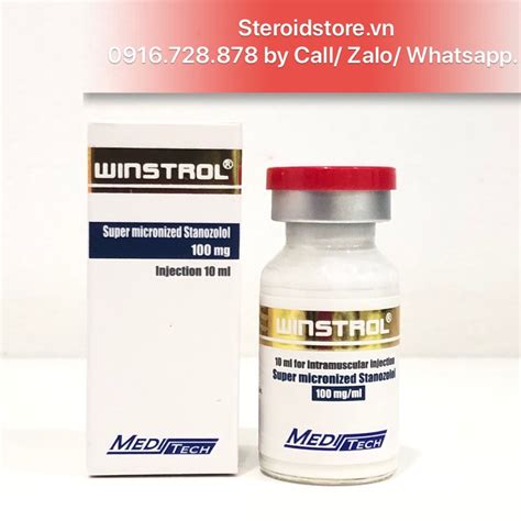 Winstrol Stanozolol 100mgml Injection Hãng Meditech Lọ 10ml