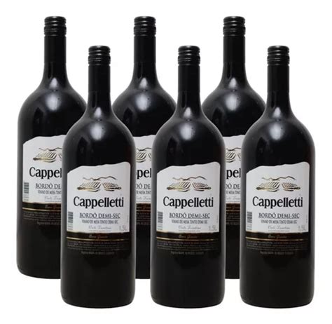 Vinho Demi Sec Tinto Bord L Cappelletti Kit Parcelamento Sem Juros