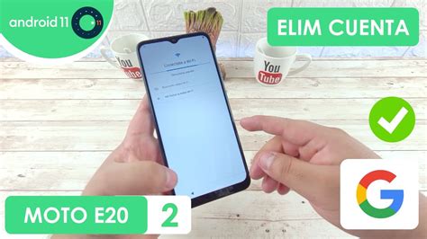 Eliminar Cuenta De Google Motorola Moto E20 Android 11 YouTube