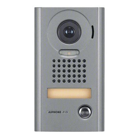 Aiphone Video Doorbell With Color Camera, And A Die-Cast Zinc Face Plate JO-DV | Zoro