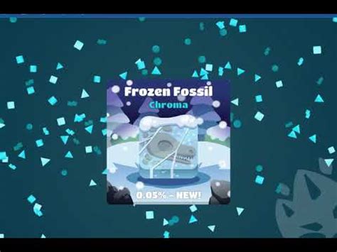 I Got Frozen Fossil New Chorma Ice Monster Pack Blooket Youtube