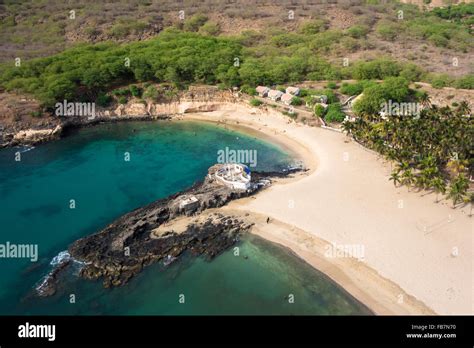 Aerial View Of Tarrafal Beach In Santiago Island In Cape Verde Cabo