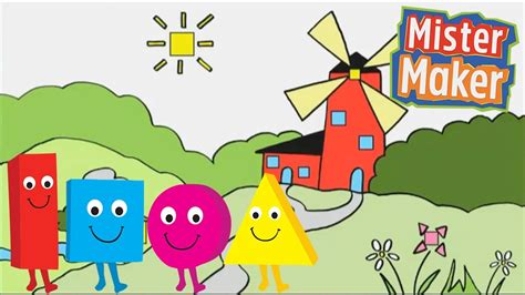 Windmill The Shapes Dance Mister Maker Youtube