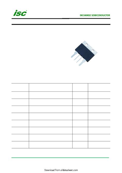 Bta B Datasheet Pages Isc Isc Triacs